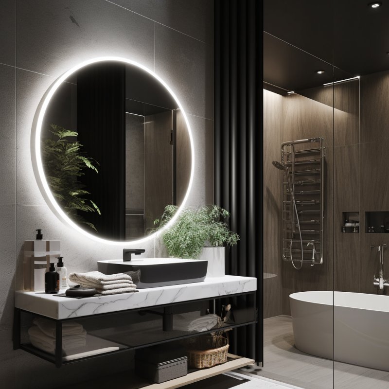 Inteligentne lustro: jak technologia wchodzi do naszych łazienek