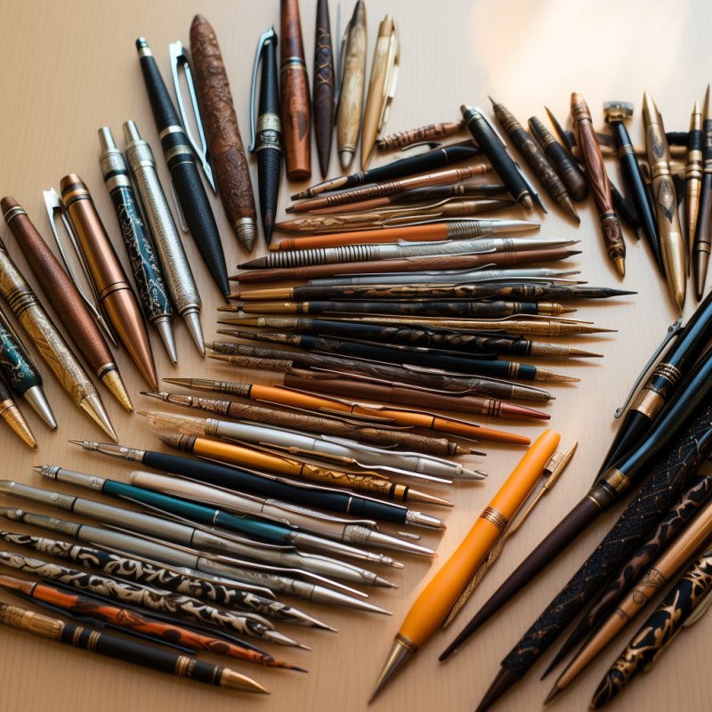 Praca chałupnicza: składanie długopisów w domu