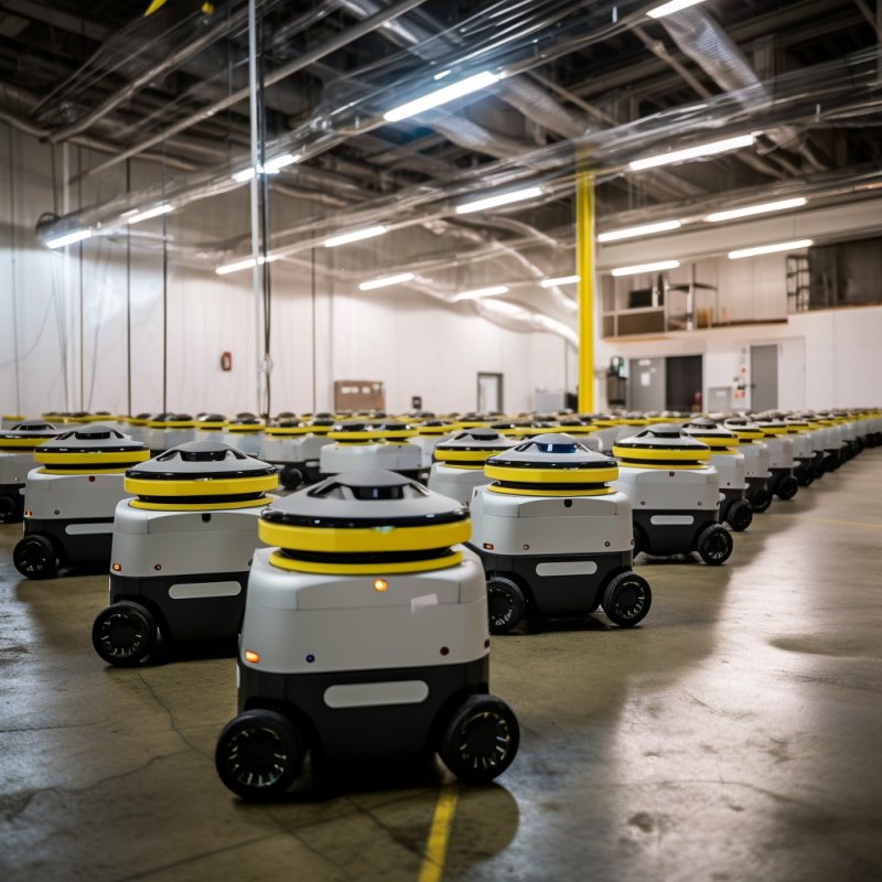 Produkcja i logistyka przy koordynacji robotów