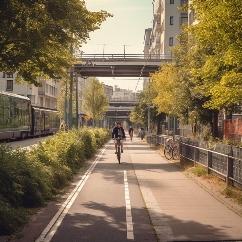 Rozwój infrastruktury rowerowej i ścieżek pieszych