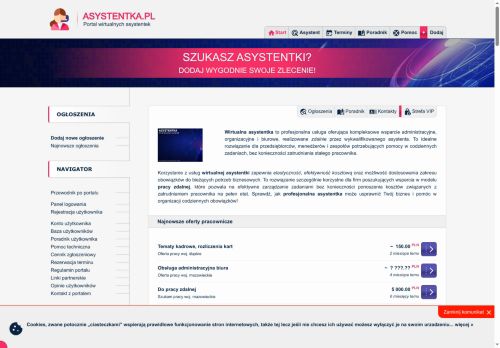 Wirtualna asystentka, czym się zajmuje