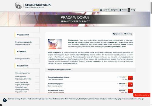 Praca chałupnicza dla kobiet