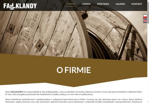 FALLKLANDY Certyfikowane Produkty Drewniane