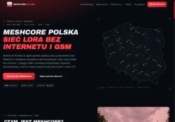 MeshCore Polska anteny i zasięg sieci