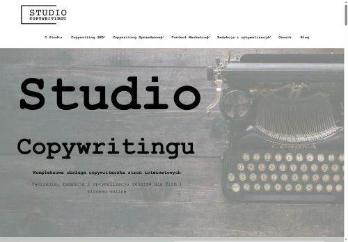 Copywriter dla stron www i ecommerce